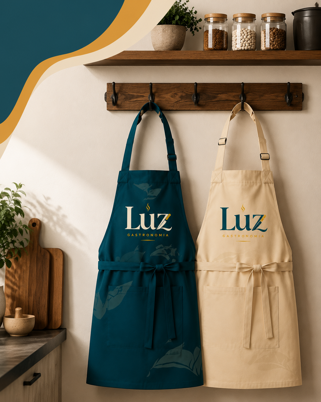 Aventais Luz Gastronomia